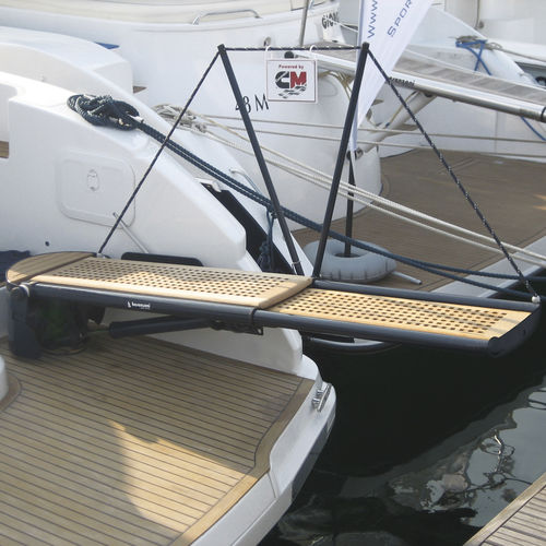Gangway für Boot - PI 464 Smart - Besenzoni SpA - für Segelboot / Teleskop / schwenkbar