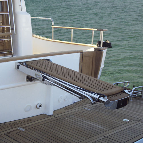 Gangway für Boot - PI 457 BIG SMART - Besenzoni SpA - für Yacht / Teleskop / Multifunktion