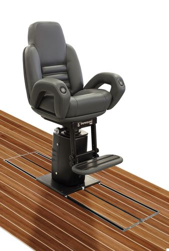 Steuermannsitz - P 416 - Besenzoni SpA - für Boot / mit Armlehnen / einstellbar