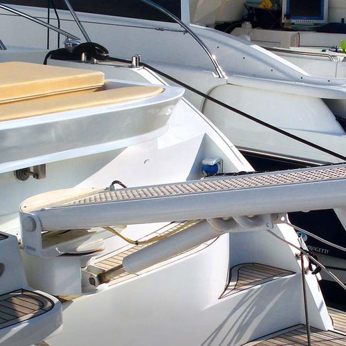 Gangway für Boot - PI 465 Big Smart - Besenzoni SpA - für Yacht / Teleskop / schwenkbar