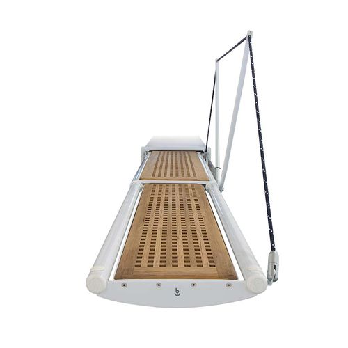 Gangway für Boot - PI 374 ONDA - Besenzoni SpA - für Yacht / für Segelboot / Teleskop