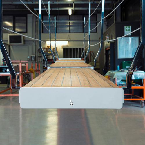 Gangway für Boot - PI 683 - Besenzoni SpA - Teleskop / versenkbar / Multifunktion