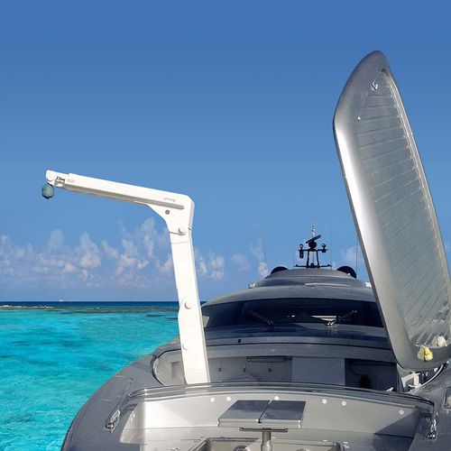 Kran für Yacht - G 444 - Besenzoni SpA - mit Gelenkausleger