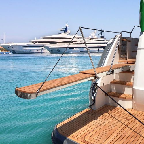 Gangway für Boot - PI 692 YOUNG - Besenzoni SpA - für Segelboot / Teleskop / versenkbar