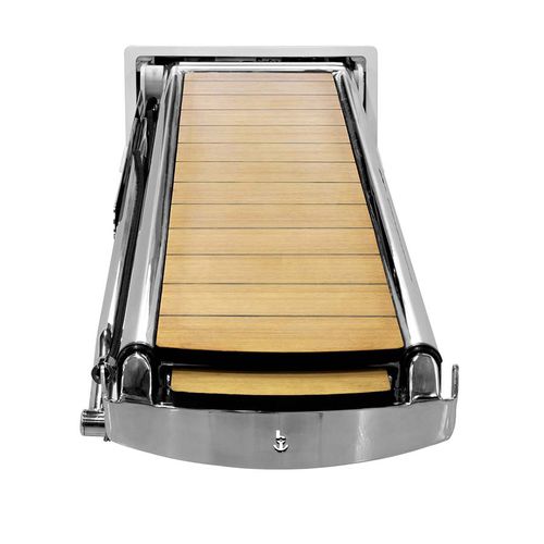Gangway für Yacht - PI 492 / PI 492.C - Besenzoni SpA - Teleskop / versenkbar / ferngesteuert