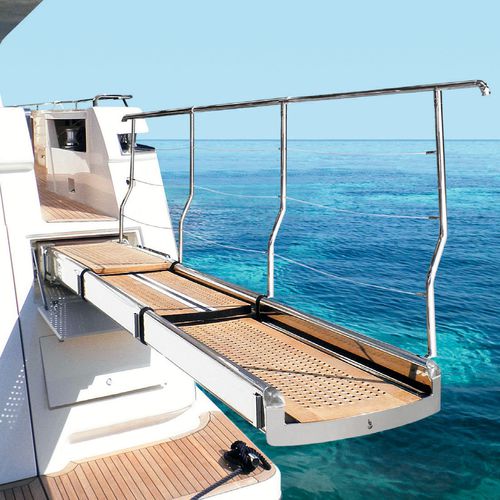 Gangway für Boot - PI 383  - Besenzoni SpA - für Yacht / Teleskop / versenkbar