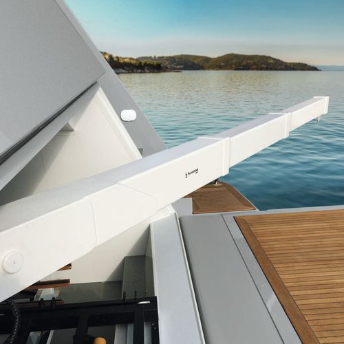 Davit für Yacht - G 433 - Besenzoni SpA - hydraulisch / versenkbar / Teleskop