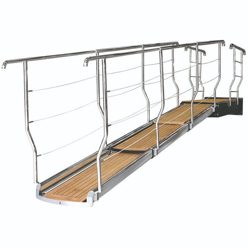 Gangway für Yacht - PI 583 - Besenzoni SpA - Teleskop / versenkbar / Multifunktion