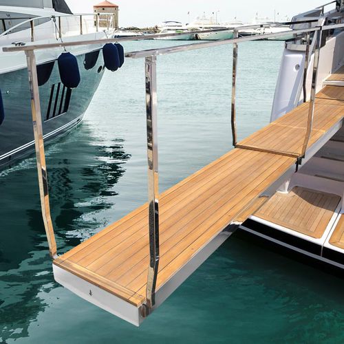 Gangway für Boot - PI 694 EVO - Besenzoni SpA - für Yacht / Teleskop / versenkbar