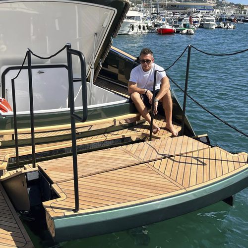Plattform zum Baden - LP 100 PLUS - Besenzoni SpA - Hub / Multifunktion / Boarding
