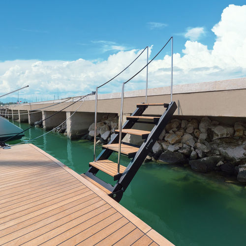 Yachtleiter - SP 607 - Besenzoni SpA - versenkbar / klappbar / Boarding