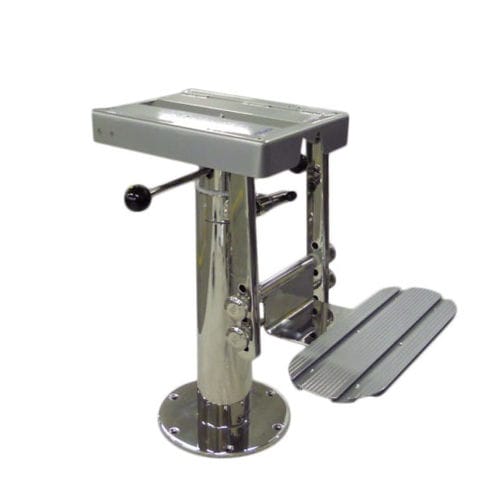 Untergestell für Steuermannstühle für Boot - S 223 MG - Besenzoni SpA - einstellbar / Edelstahl