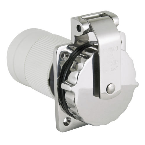 Steckdose für Boot - 6371EL-BX.UK - Marinco - außen