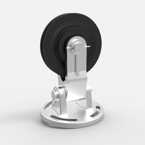 Einzelblock - 106886 - Goiot Systems - mit Grundplatte / Wirbelgabel / mit Kugellager