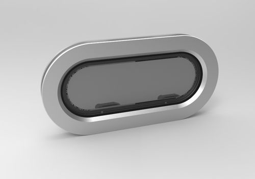 Rechteckiges Bullauge - CRISTAL RANGE - Goiot Systems - für Boot / für Yacht / öffnend