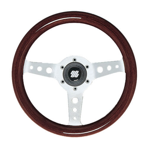 Motorboot-Lenkrad / Holz - CAPRI - ULTRAFLEX S.P.A. - Segelbootrennen / 3-Speichen / braun