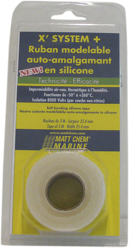 Silikonklebestreifen - X' SYSTEM + - MATT CHEM MARINE
