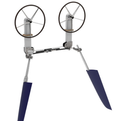 Steuermechanismus für Schiffe - Cassette steering system - LEWMAR - mechanisch