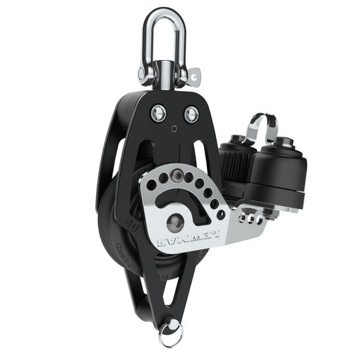 Einzelblock - HTX series - LEWMAR - Klemm / mit Drehgelenk / Hundsfott