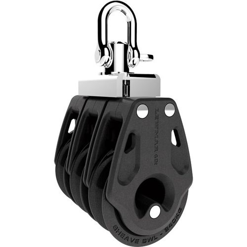 3-fach-Block - Control  - LEWMAR - mit Schäkel / mit Kugellager / max. Tau 10 mm