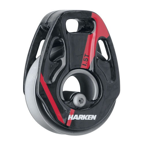 Einzelblock - 3294 - Harken - liegend / Rollenlager / max. Tau 9 mm