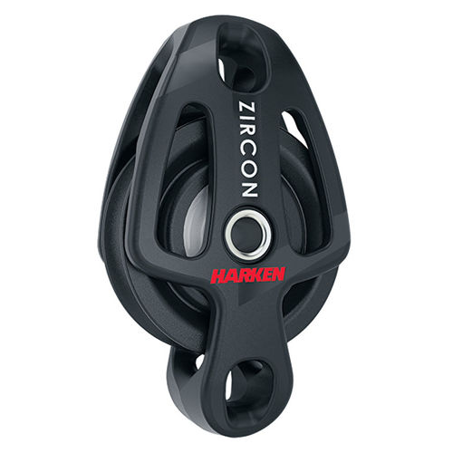 Einzelblock - 2191 - Harken - liegend / Hundsfott / max. Tau 8 mm