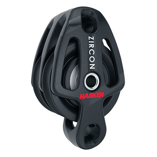 Doppelter Block - 2193 - Harken - liegend / Hundsfott / max. Tau 8 mm