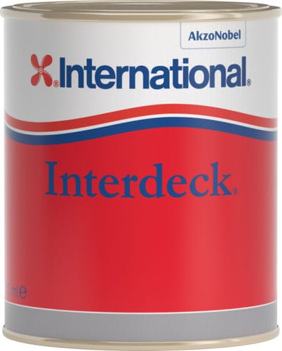 Anstrichfarbe für Sportboot - Interdeck - International Yacht Paint - Polyurethan / zur Endbearbeitung / Topcoat