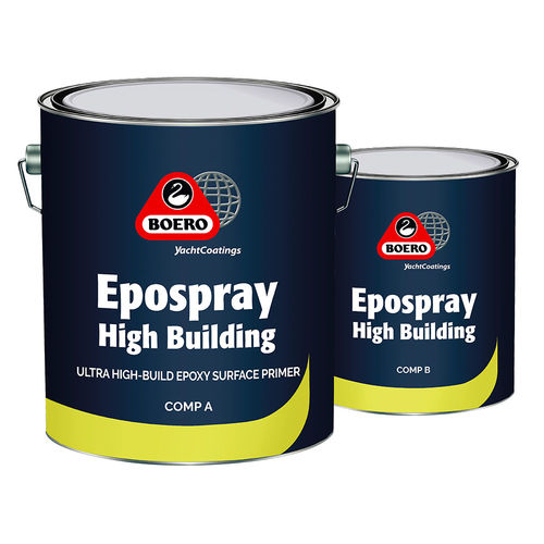 Grundierung für Boote - EPOSPRAY HIGH BUILDING - Boero YachtCoatings - Mehrzweck / Zweikomponenten / Epoxid
