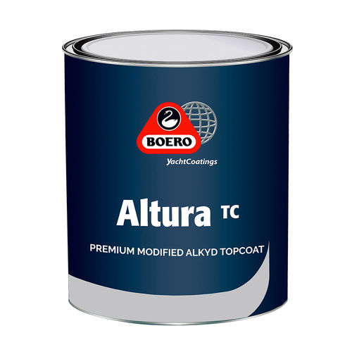 Anstrichfarbe für Sportboot - ALTURA TC - Boero YachtCoatings - Einkomponenten / Polyurethan / zur Endbearbeitung