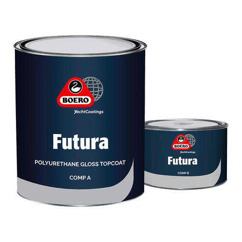 Anstrichfarbe für Sportboot - FUTURA - Boero YachtCoatings - Acryl / Zweikomponenten / Polyurethan
