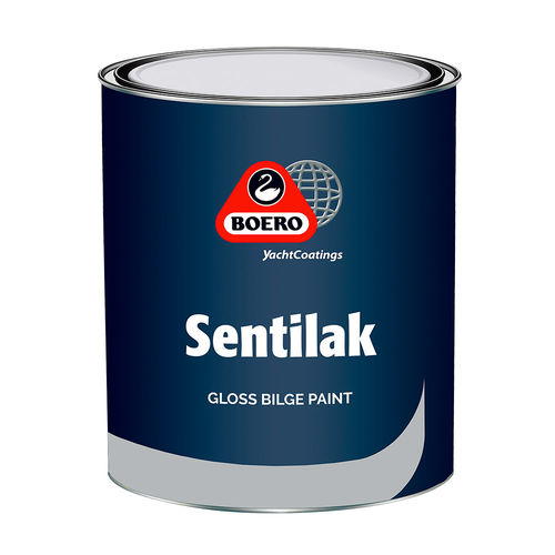 Anstrichfarbe für Sportboot - SENTILAK - Boero YachtCoatings - Topcoat / Hochglanz / grau