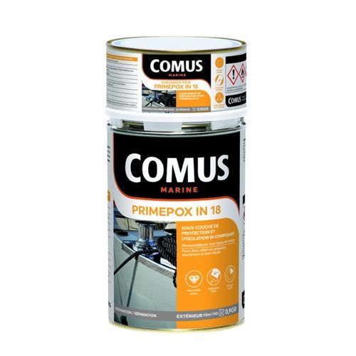 Grundierung für Boote - PRIMEPOX IN 18 - COMUS MARINE - für Holz / für Aluminium / Epoxid