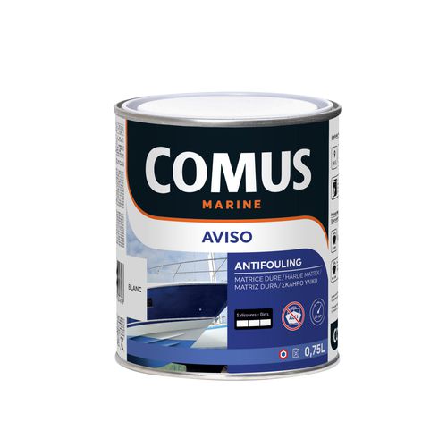 Antifouling für Boote - AVISO - COMUS MARINE - hart / Glasfaser / für Holz