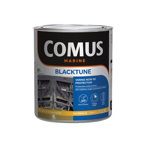 Firnis für Boote - BLACKTUNE - COMUS MARINE - Mehrzweck / Hochglanz / schnelltrocknend