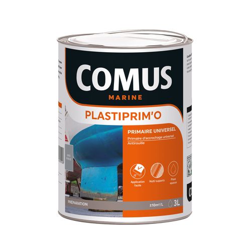 Grundierung für Boote - PLASTIPRIM’O - COMUS MARINE - Mehrzweck / Urethan / auf Alkylharzbasis