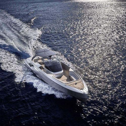 Express-Cruiser / Innenborder - 1414 Demon Air - FRAUSCHER BOOTSWERFT - zweimotorig / Open / mit Mittelkonsole