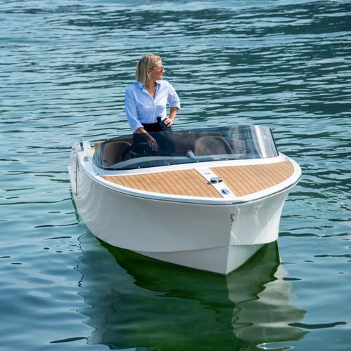 Innenborder-Runabout - 610 San Remo - FRAUSCHER BOOTSWERFT - elektrisch / mit Doppelkonsole / Open