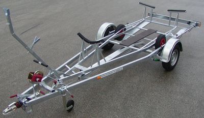 Straßenanhänger -  B 1000 S  - Harbeck - Jollensegeln