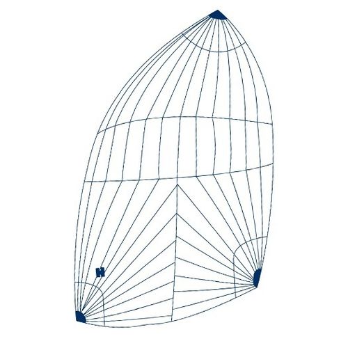 Asymmetrischer Spinnaker - Code A1 - Hydesails - für Fahrtensegelboote