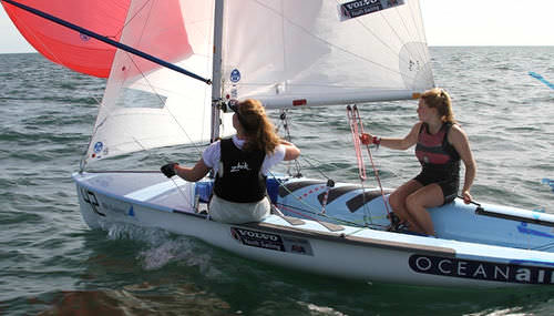 Zweihandjolle - International 420 - Mackay Boats - Regatta / mit einfachem Trapez / 420