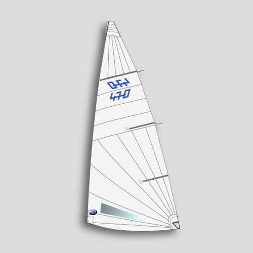 Großsegel - L-Race - Olimpic Sails - für Jolle / Biradial / 470