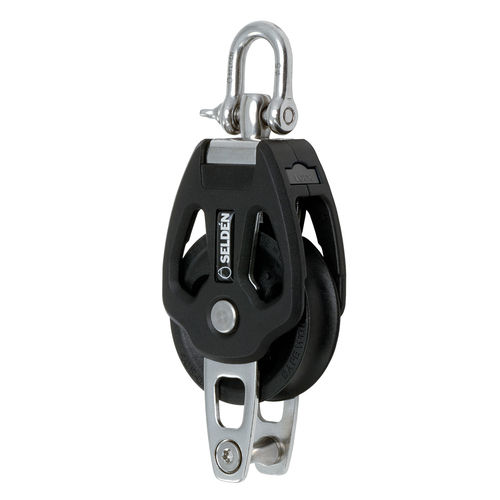 Einzelblock - 405-001-02 - SELDÉN MAST - liegend / mit Drehgelenk / Hundsfott