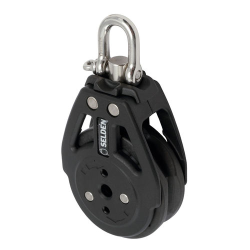 Einzelblock - 404-401-01 - SELDÉN MAST - Ratsch / mit Drehgelenk / max. Tau 8 mm