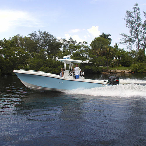Außenborder-Konsolenboot - 278  - Dusky Marine - zweimotorig / Sportfischer / T-Top