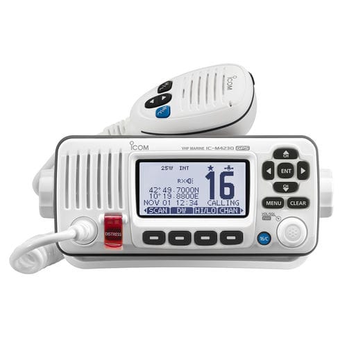 Funkgerät für Marineanwendungen - IC-M423GE - Icom - festinstalliert / VHF / wasserdicht