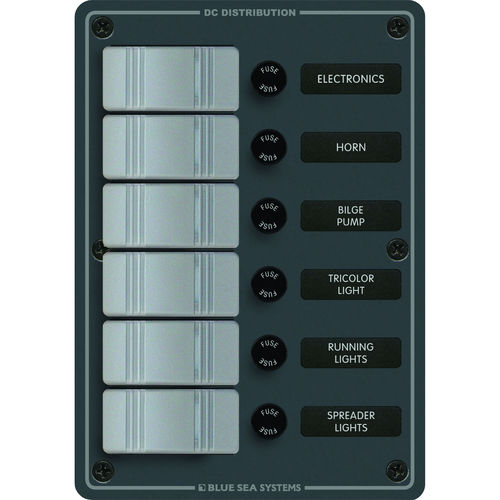 Schalttafel für Boot - 8053 - Blue Sea - Strom / wasserdicht