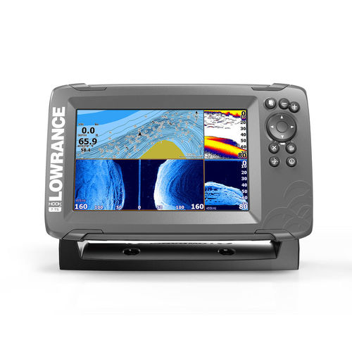 Multifunktionsgerät-System / Kartenplotter - HOOK² 7 US - Lowrance - Fishfinder / Sonar / GPS