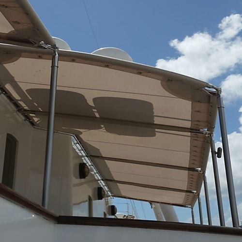 Sonnensegel für Yacht - sunDECK - Reckmann Yacht Equipment GmbH