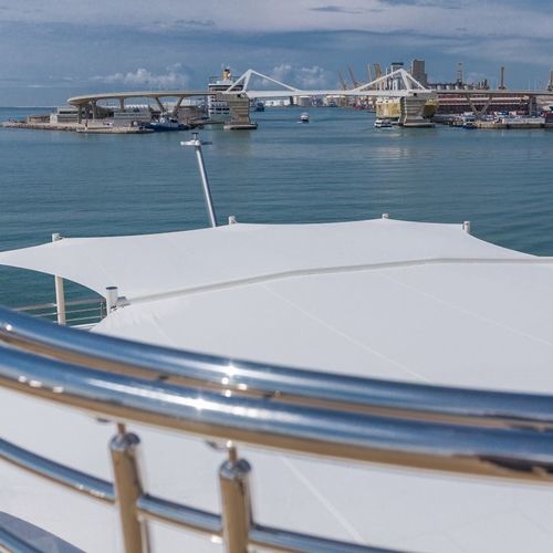Sonnensegel für Yacht - sunFLIP - Reckmann Yacht Equipment GmbH